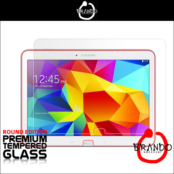 Brando Workshop プレミア強化ガラス ラウンドエッジ for Galaxy Tab 4 10.1