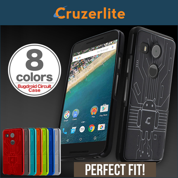 保護フィルム Cruzerlite Bugdroid Circuit Case for Nexus 5X