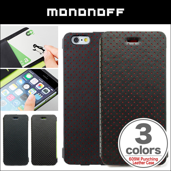 mononoff 609M Punching Leather Case for iPhone 6s/6
