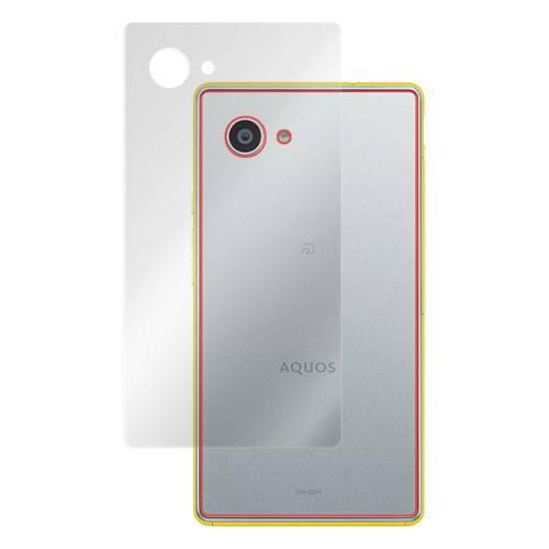 OverLay Brilliant for AQUOS Compact SH-02H 裏面用保護シート のイメージ画像