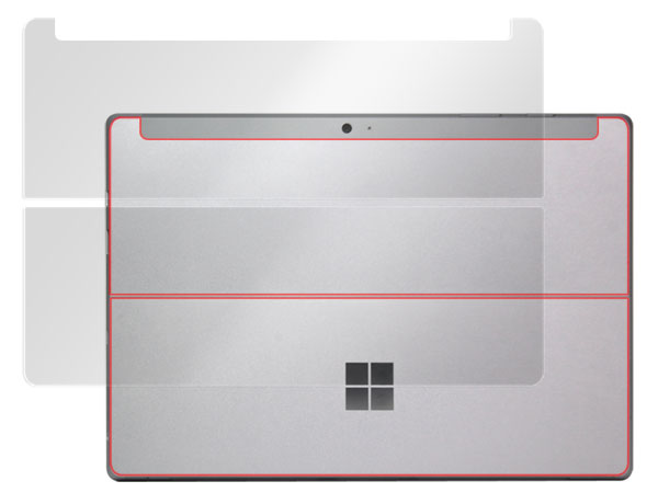 OverLay Brilliant for Surface 3 裏面用保護シート のイメージ画像