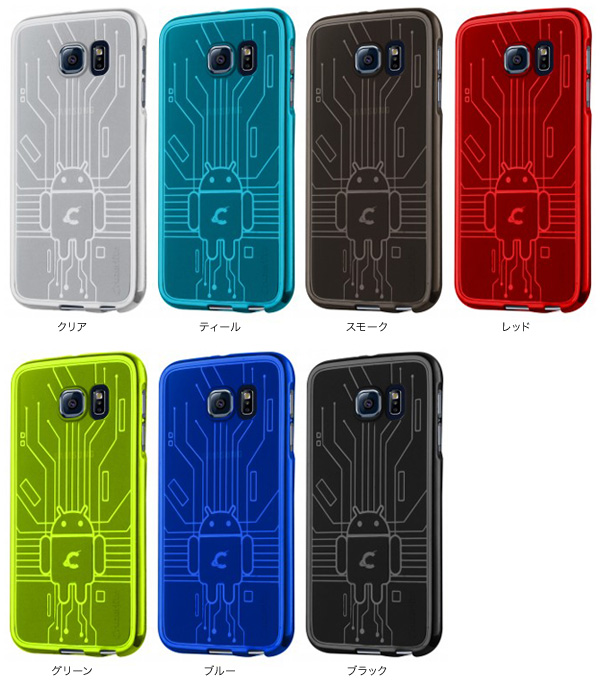 カラー Cruzerlite Bugdroid Circuit Case for Galaxy S6 SC-05G