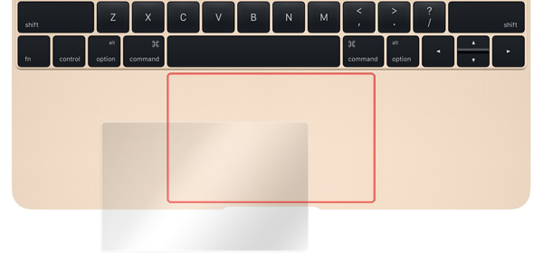 OverLay Protector for トラックパッド MacBook 12インチ のイメージ画像