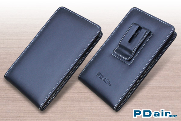 PDAIR レザーケース for AQUOS Xx(2015年夏モデル) ベルトクリップ付バーティカルポーチタイプ