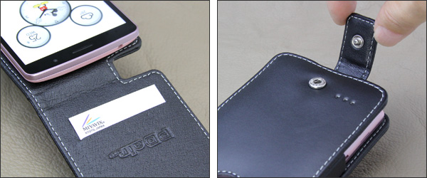 PDAIR レザーケース for Disney Mobile on docomo DM-01G 縦開きタイプ