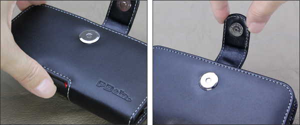 PDAIR レザーケース for TORQUE G02 ポーチタイプ