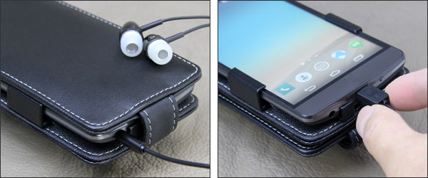 PDAIR レザーケース for LG G3 Beat 縦開きタイプ