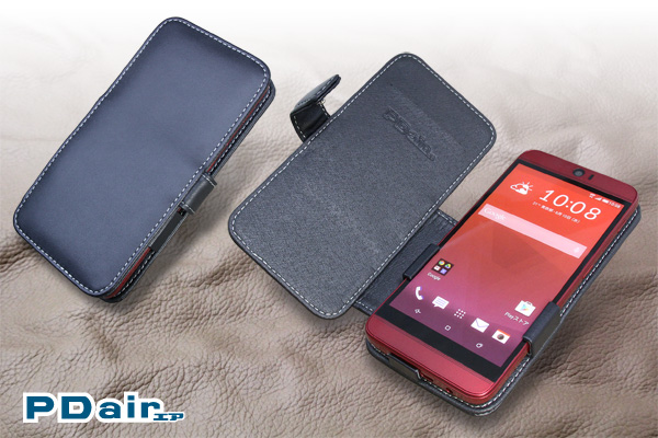 PDAIR レザーケース for HTC J butterfly HTV31 横開きタイプ