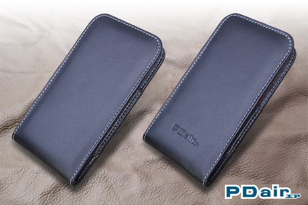 PDAIR レザーケース for HTC J butterfly HTV31 バーティカルポーチタイプ