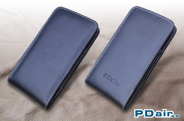 PDAIR レザーケース for isai vivid LGV32 バーティカルポーチタイプ