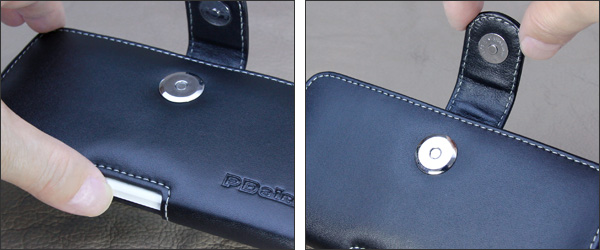 PDAIR レザーケース for MADOSMA(Q501) ポーチタイプ