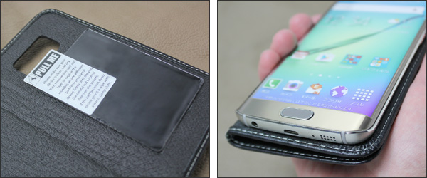 PDAIR レザーケース for Galaxy S6 edge SC-04G/SCV31/404SC 横開きタイプ