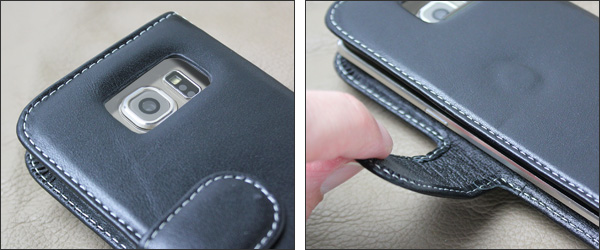 PDAIR レザーケース for Galaxy S6 edge SC-04G/SCV31/404SC 横開きタイプ