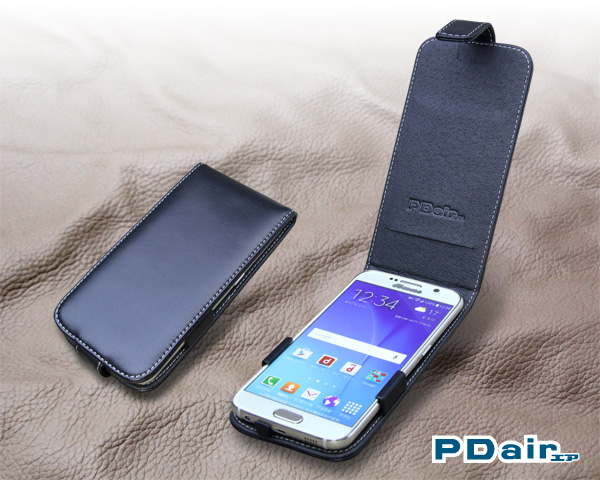 PDAIR レザーケース for Galaxy S6 SC-05G 縦開きタイプ