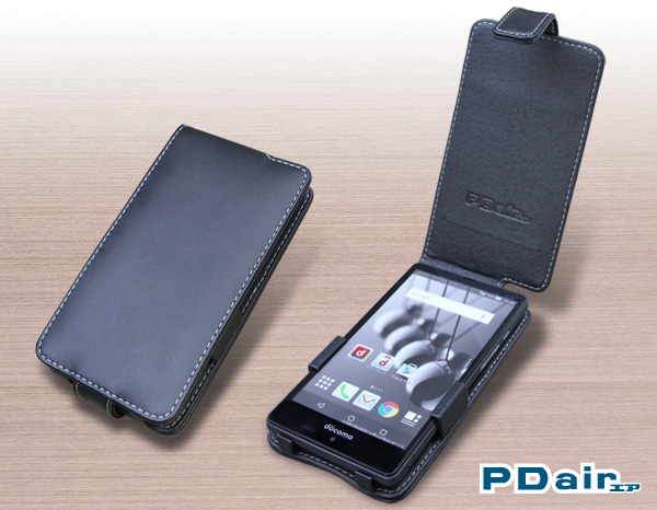 PDAIR レザーケース for AQUOS EVER SH-04G 縦開きタイプ