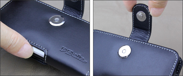 PDAIR レザーケース for AQUOS SH-M01/AQUOS PHONE EX SH-02F ポーチタイプ