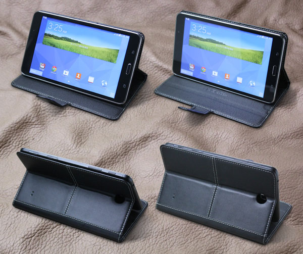 PDAIR レザーケース for GALAXY Tab 4 横開きタイプ