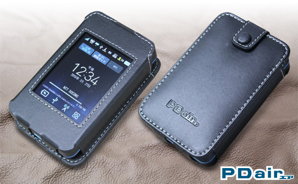 PDAIR レザーケース for Wi-Fi STATION L-01G スリーブタイプ