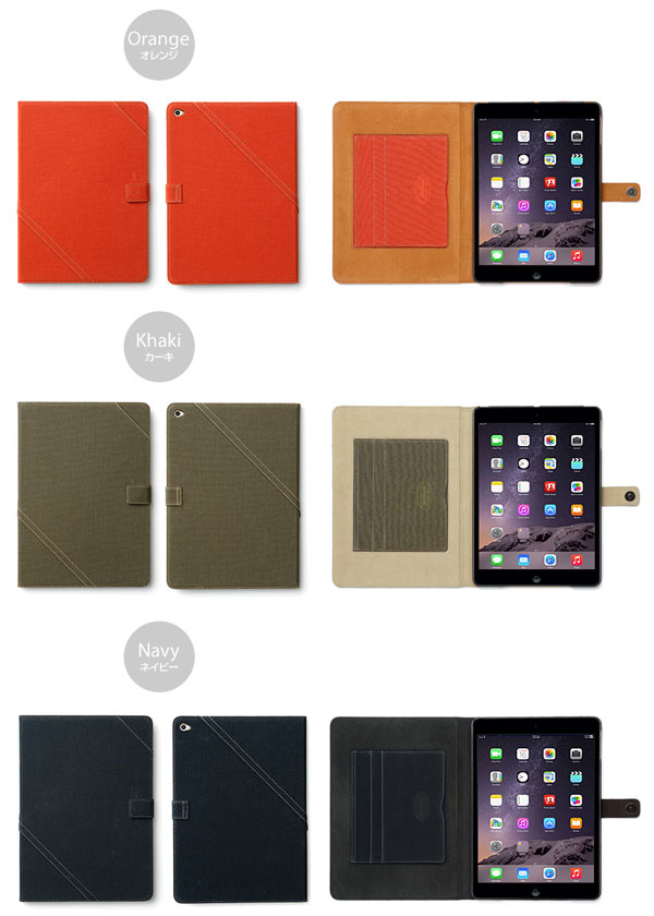カラー ZENUS Cambridge Diary for iPad Air 2