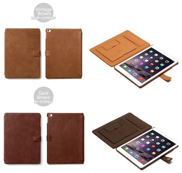 カラー Zenus Vintage Diary for iPad Air 2