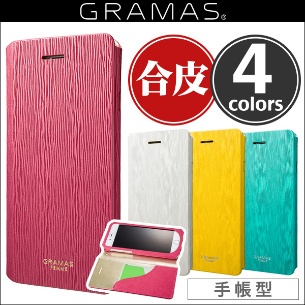 GRAMAS FEMME ”Colo” FLC2126 Flap Leather Case for iPhone 6s / 6