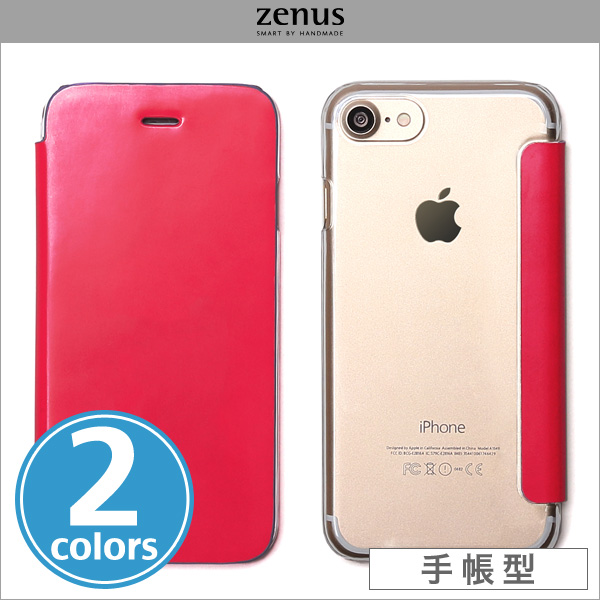 Zenus 背面クリア手帳型ケース Diana for iPhone 7