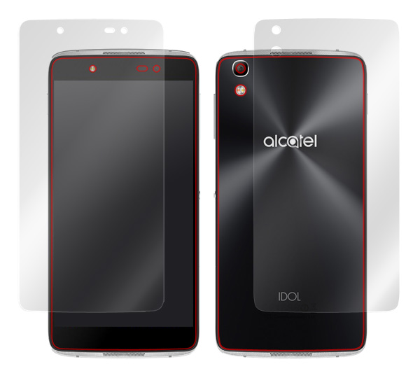 OverLay Brilliant for ALCATEL IDOL 4『表面・背面セット』 のイメージ画像