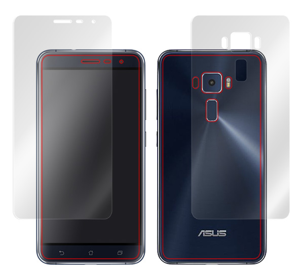 OverLay Brilliant for ASUS ZenFone 3 ZE552KL 裏面用保護シート のイメージ画像