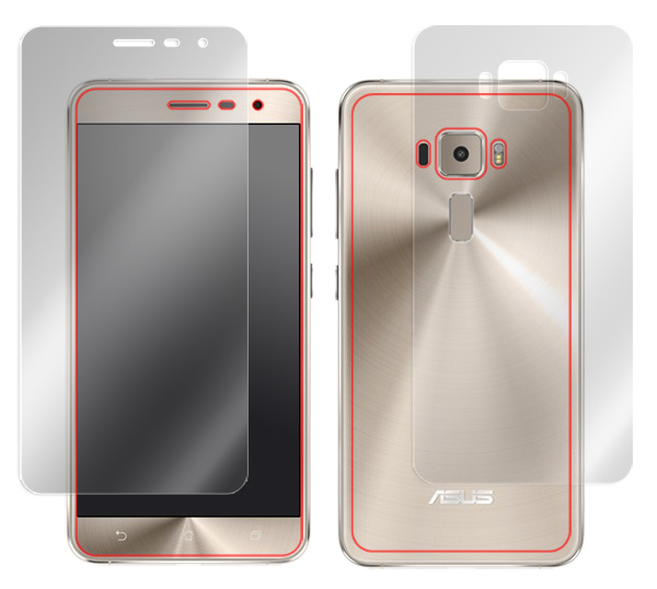 OverLay Eye Protector for ASUS ZenFone 3 ZE552KL  『表・裏両面セット』 のイメージ画像