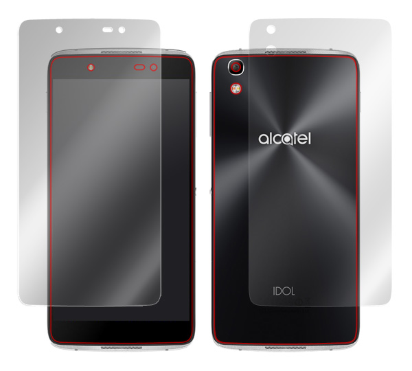 OverLay Eye Protector for ALCATEL IDOL 4『表面・背面セット』 のイメージ画像