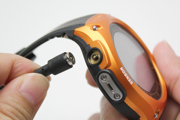 マグネット充電変換アダプターケーブル microUSB メス(10cm) for Smart Outdoor Watch WSD-F10