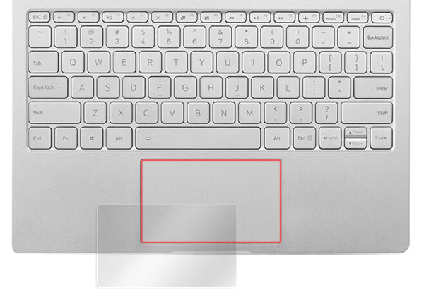 OverLay Protector for トラックパッド Xiaomi Mi Notebook Air 13 のイメージ画像