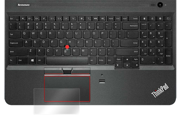 OverLay Protector for トラックパッド ThinkPad E560/ideaPad 500 のイメージ画像