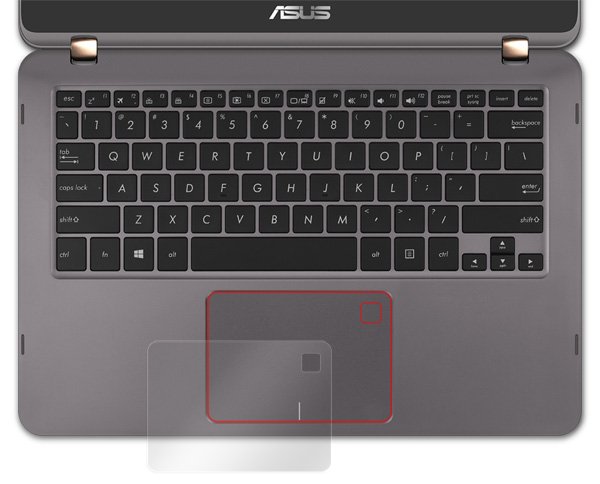 OverLay Protector for トラックパッド ASUS ZenBook Flip UX360UA-6500 のイメージ画像