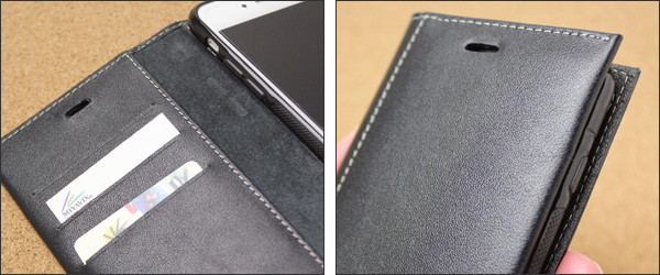 PDAIR レザーウォレットケース for iPhone 7 Plus 横開きタイプ