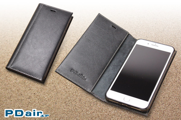PDAIR レザーウォレットケース for iPhone 7 Plus 横開きタイプ