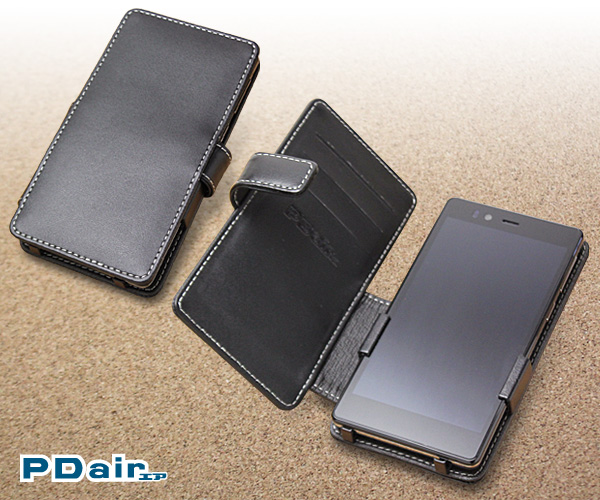 PDAIR レザーケース for FREETEL KATANA02 横開きタイプ