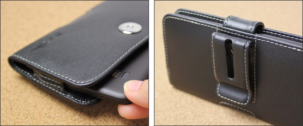 PDAIR レザーケース for Nexus 5X ポーチタイプ