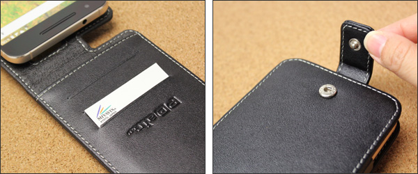 PDAIR レザーケース for Nexus 6P 縦開きタイプ