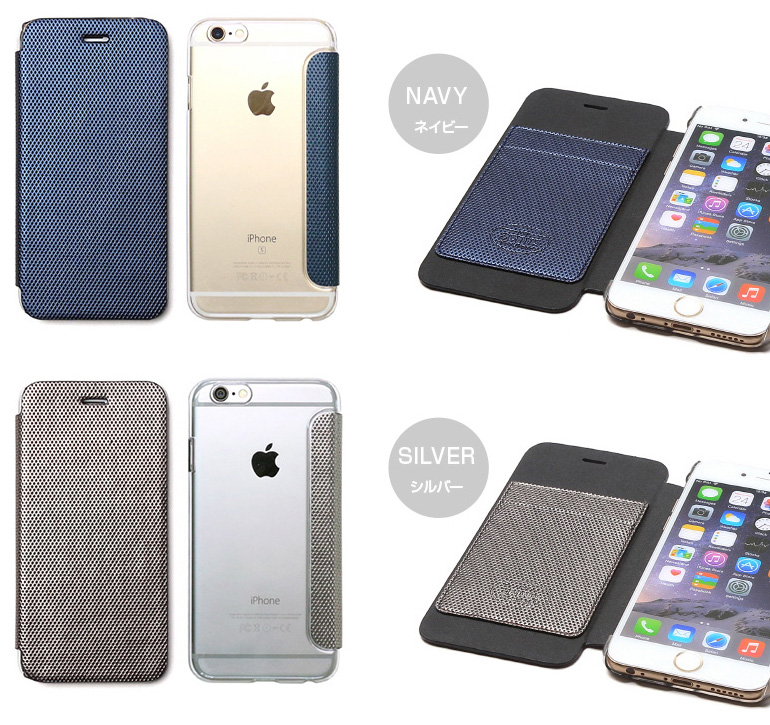 Zenus Metallic Flip Case Diary 背面クリア For Iphone 6s 6 スマートフォン 携帯電話 Simロックフリー端末 Apple Iphone 6s Vis A Vis ビザビ 本店