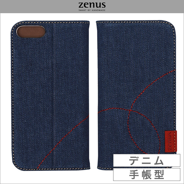 Zenus Denim Stitch Diary for iPhone 7 Plus