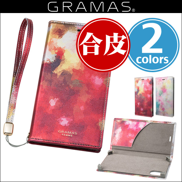 GRAMAS FEMME ”Gra” Book PU Leather Case FLC-60367 for iPhone X