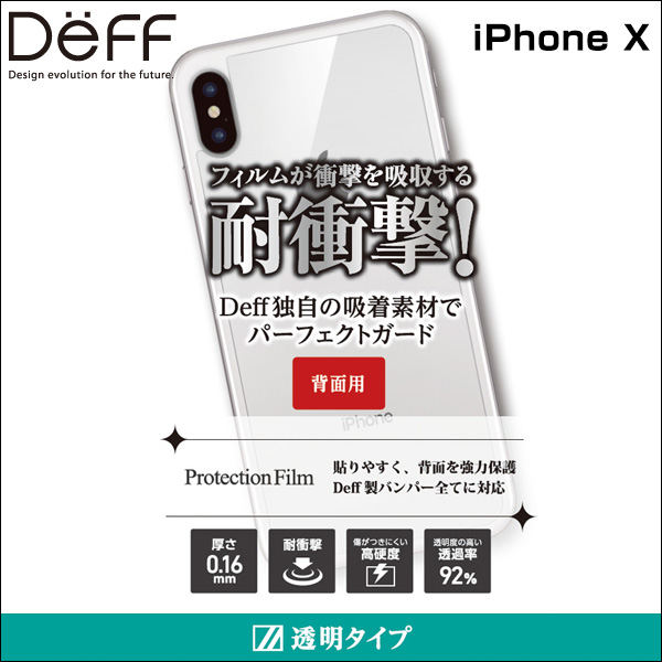 Protection Film 背面用 for iPhone X