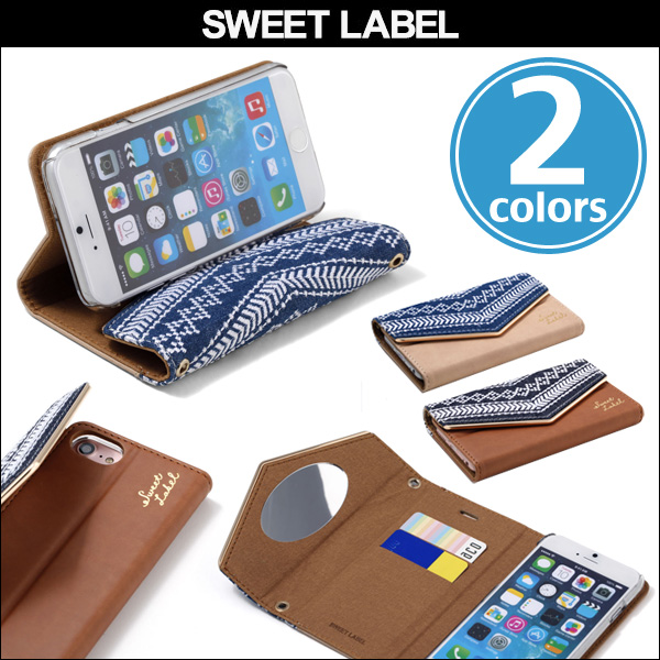 SWEET LABEL Folklore Denim Case for iPhone 8 / iPhone 7 / 6s / 6