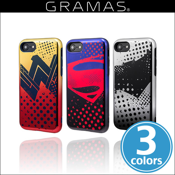 GRAMAS COLORS Hybrid Case with Justice League for iPhone 8 / iPhone 7