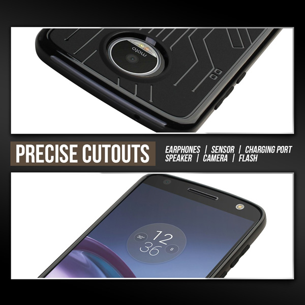 Cruzerlite Bugdroid Circuit Case for Moto Z2 Play