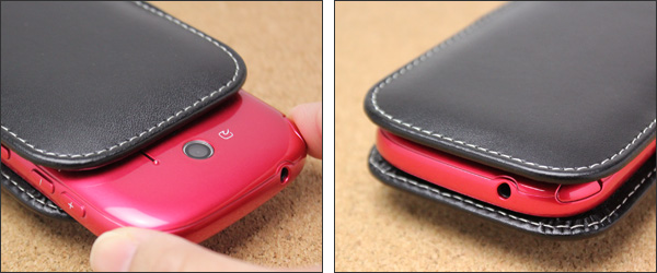 PDAIR レザーケース for らくらくスマートフォン4 (F-04J) バーティカルポーチタイプ