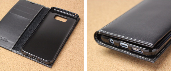 PDAIR レザーケース for Galaxy S8 SC-02J / SCV36 横開きタイプ