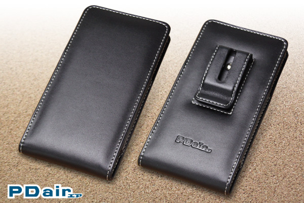 PDAIR レザーケース for DIGNO V / Qua phone QX ベルトクリップ付バーティカルポーチタイプ