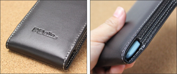 PDAIR レザーケース for AQUOS Xx3 mini / SERIE mini SHV38 バーティカルポーチタイプ